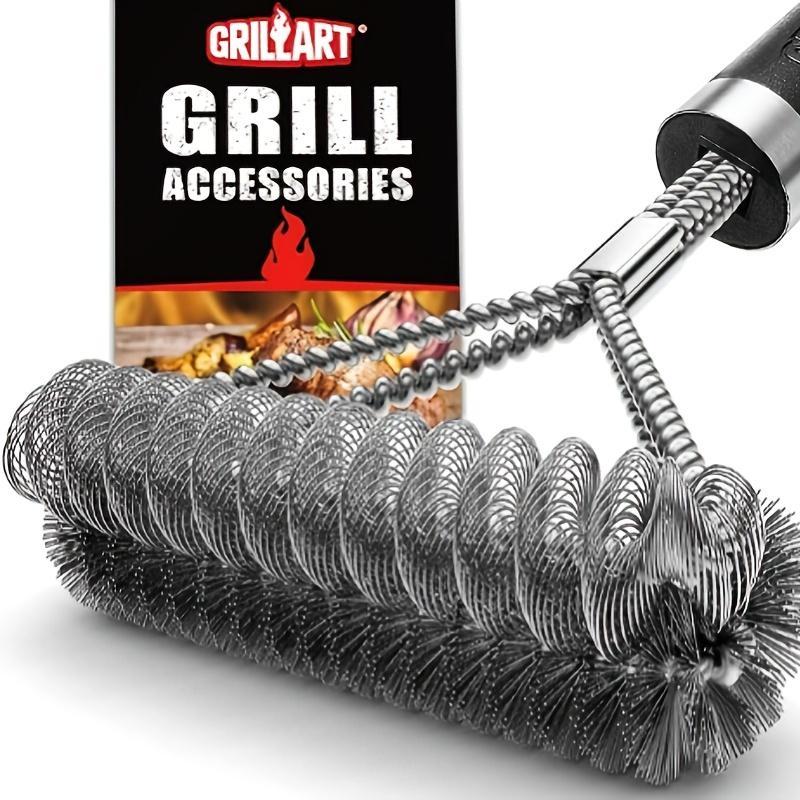 Safe And Efficient 18inch Barbecue Cleaning Brush, Suitable For Gas Porcelain Charcoal Barbecues Barbecue Accessories