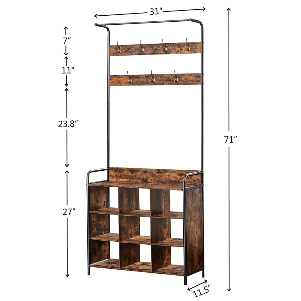 Organize your space with stylish coat racks and versatile storage racks. Perfect for entryways, bedrooms, and offices—keep coats, bags, and more neatly stored.