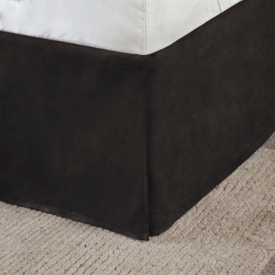 Upgrade your bedroom with this 7-piece faux suede comforter set.