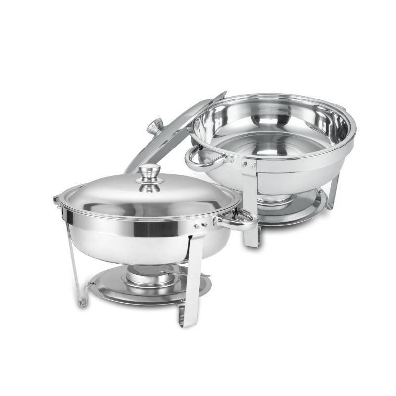 Round Buffet Catering Dish For Home And Outdoor 2 Pcs Sets