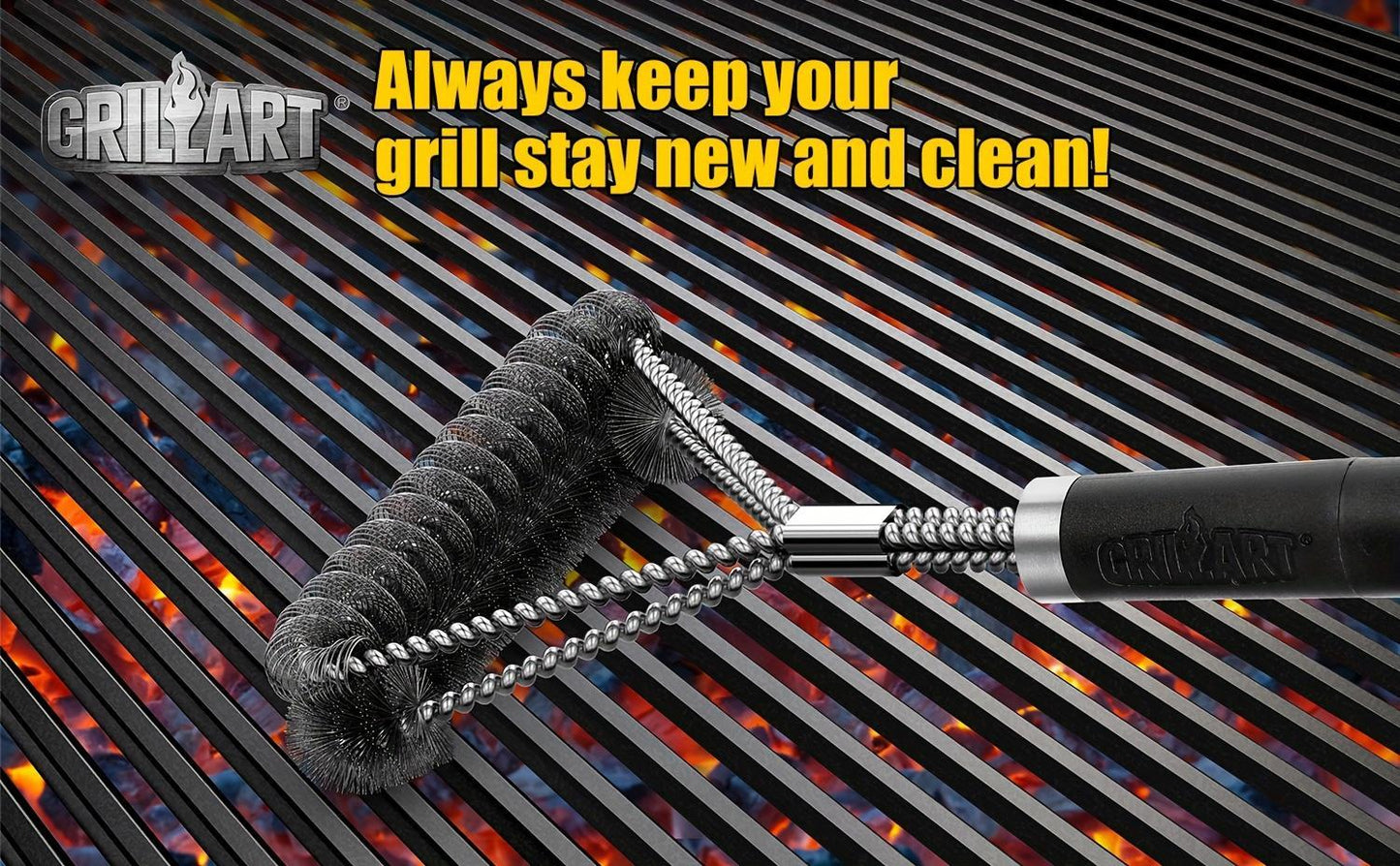 Safe And Efficient 18inch Barbecue Cleaning Brush, Suitable For Gas Porcelain Charcoal Barbecues Barbecue Accessories