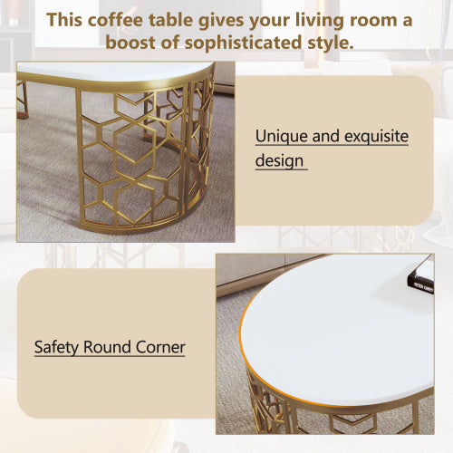 Enhance your living room with a sleek oval shaped coffee table. Modern design, perfect for small spaces, and adds a stylish touch to any home decor