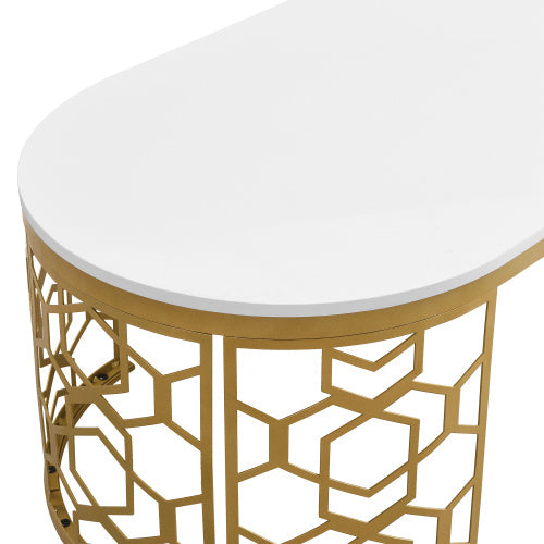 Enhance your living room with a sleek oval shaped coffee table. Modern design, perfect for small spaces, and adds a stylish touch to any home decor