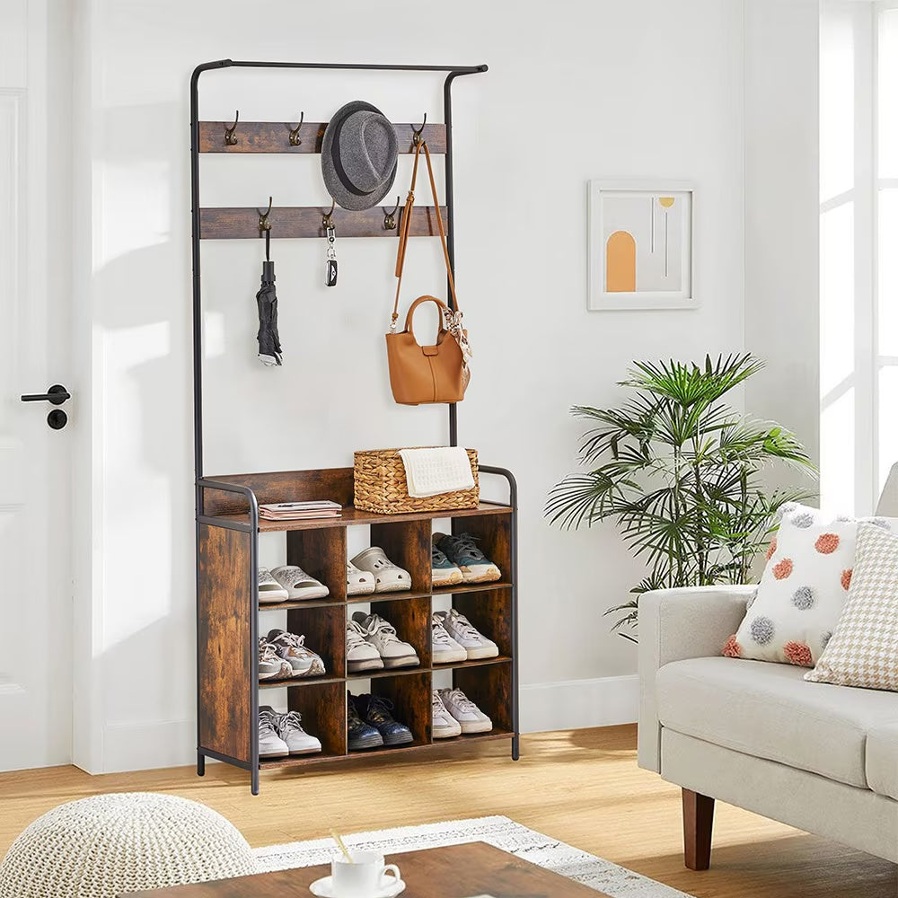 Organize your space with stylish coat racks and versatile storage racks. Perfect for entryways, bedrooms, and offices—keep coats, bags, and more neatly stored.
